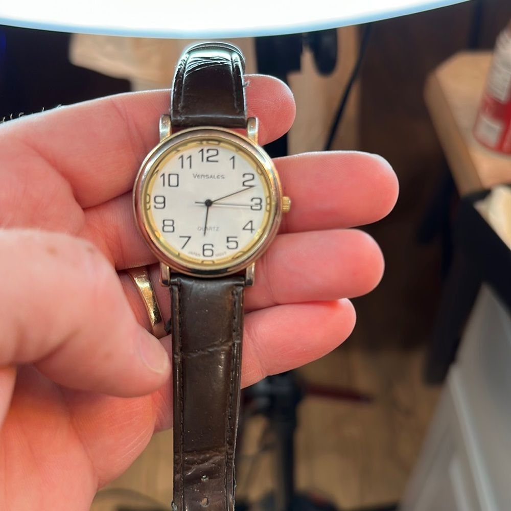Gold tone Versales Watch